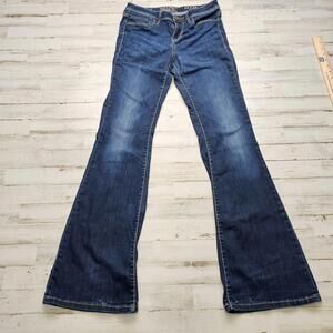 Women's Blue Flared Jeans